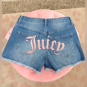 Juicy Couture Western Short denim shorts 27